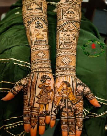 Janmashtami Special Mehndi: janmashtami special mehndi know how to apply  mehndi on krishna janmashtami- जन्माष्टमी में इस तरह हाथों में लगाएं  डिजाइनर मेहंदी